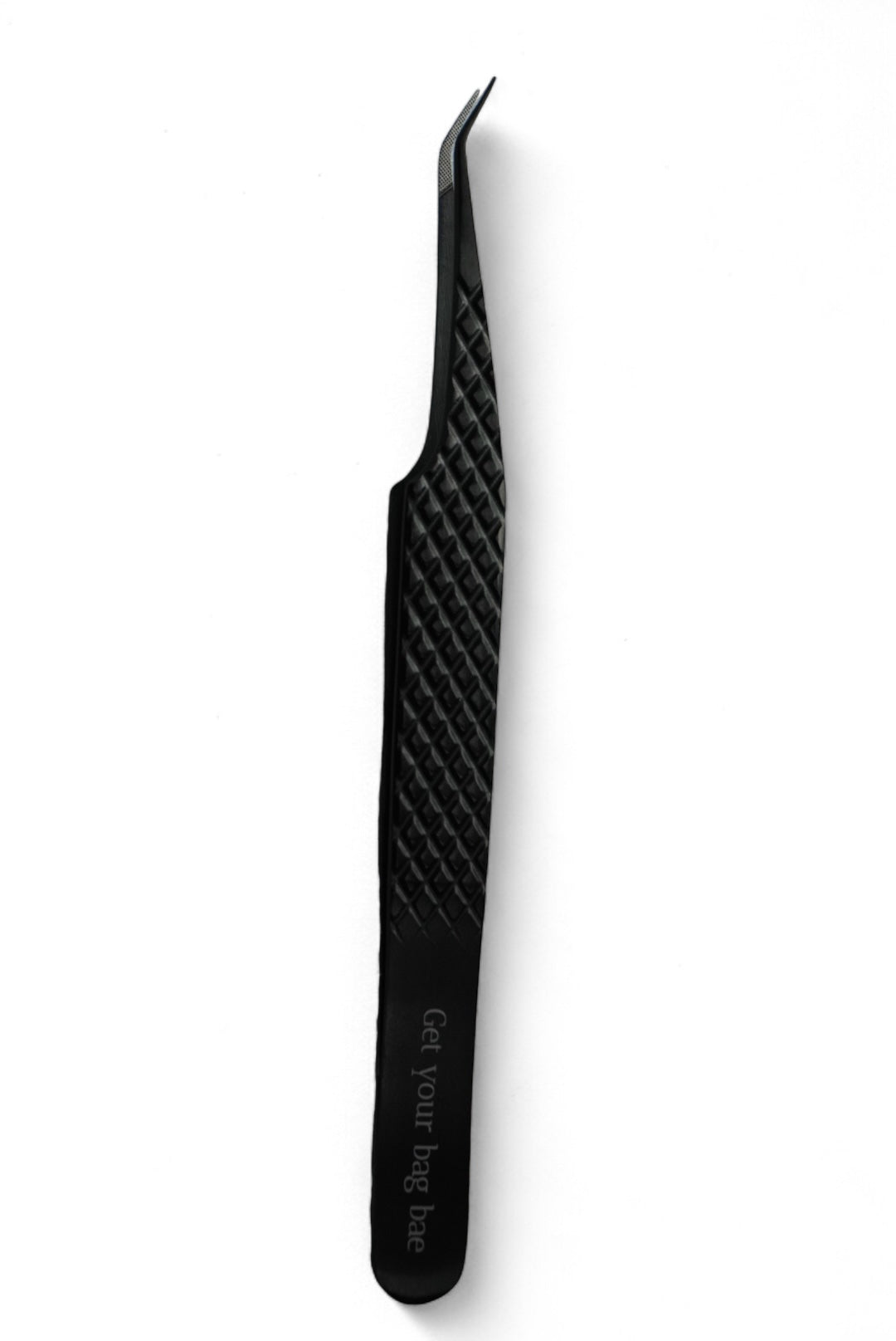 Elegant Matte Black Tweezers